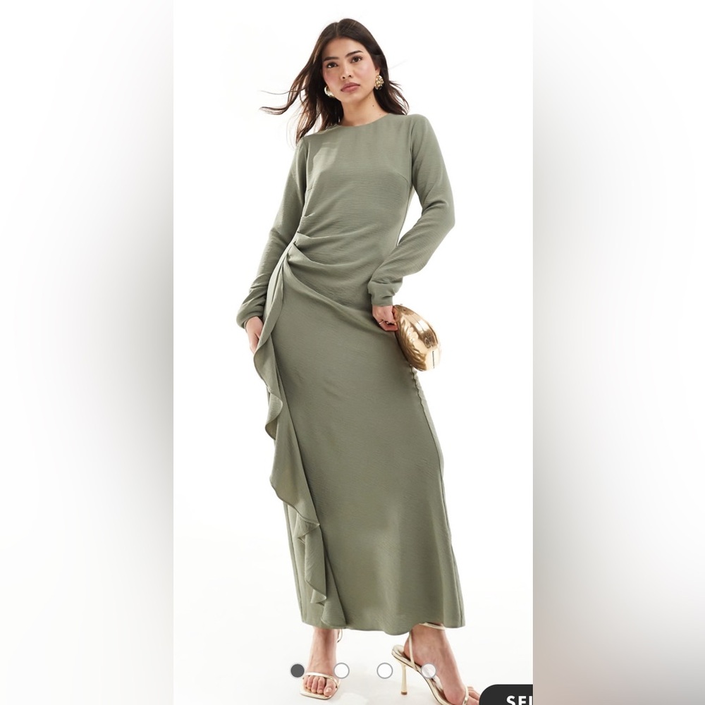 ASOS long sleeve maxi bodycon dress
